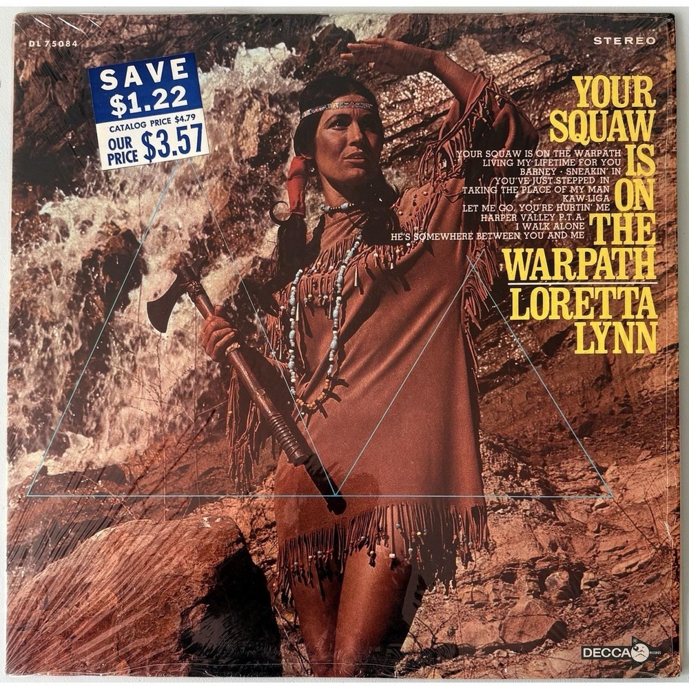 Loretta Lynn - Your Squaw Is On The Warpath - 1969 Vinyl LP - Ultrasonic Cleaned